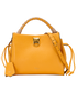 Small Iris, &pound;420, Handbags, Yellow, Leather, Front view